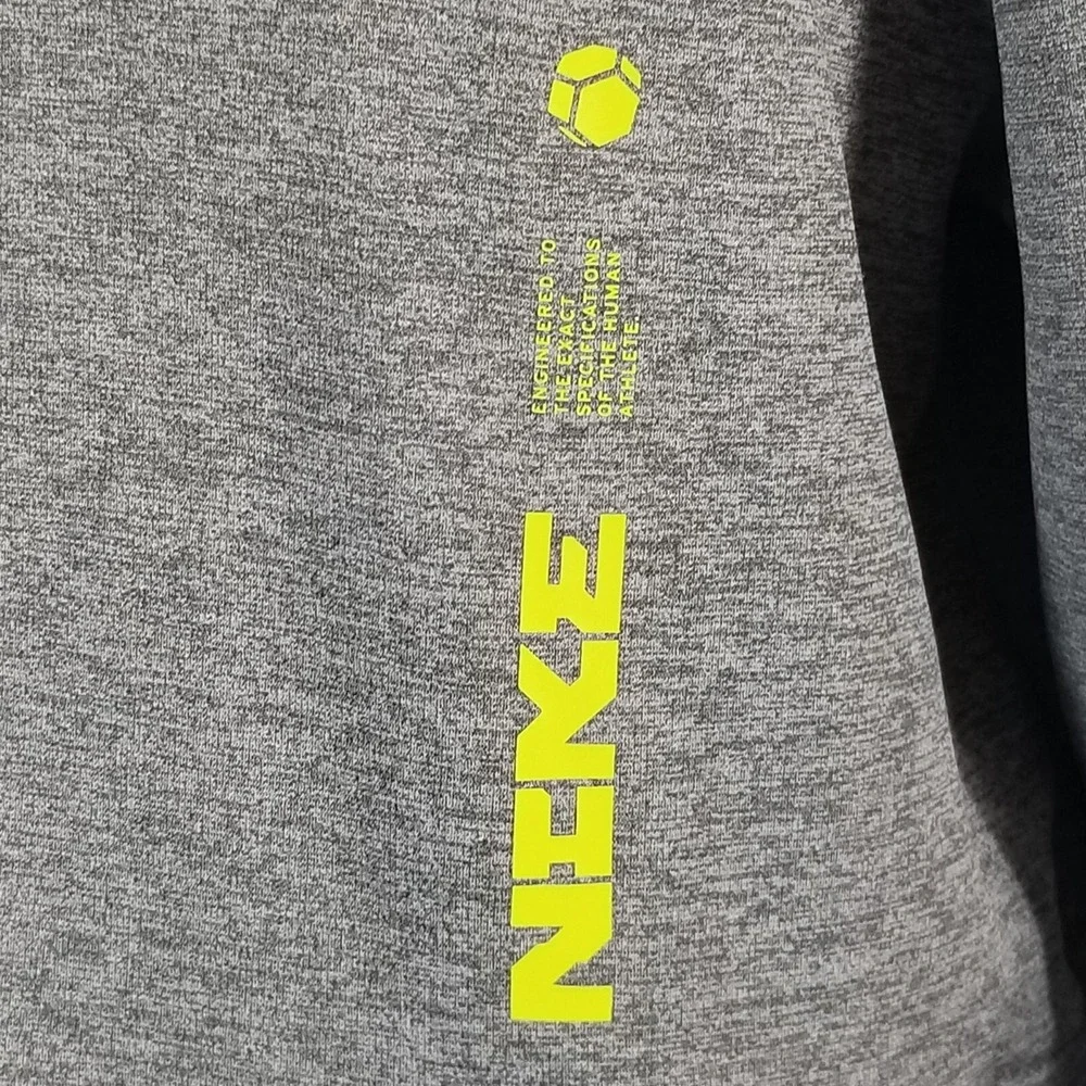 Nike hoodie sweater sweatshirt men's medium gray long sleeve Therma Fit soccer